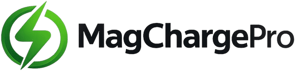 Station de charge magnétique 3-en-1 MagChargePro pour iPhone, Apple Watch et AirPods avec batterie externe offerte, compatible iPhone 12 à 17 et Apple Watch séries 4 à 10.